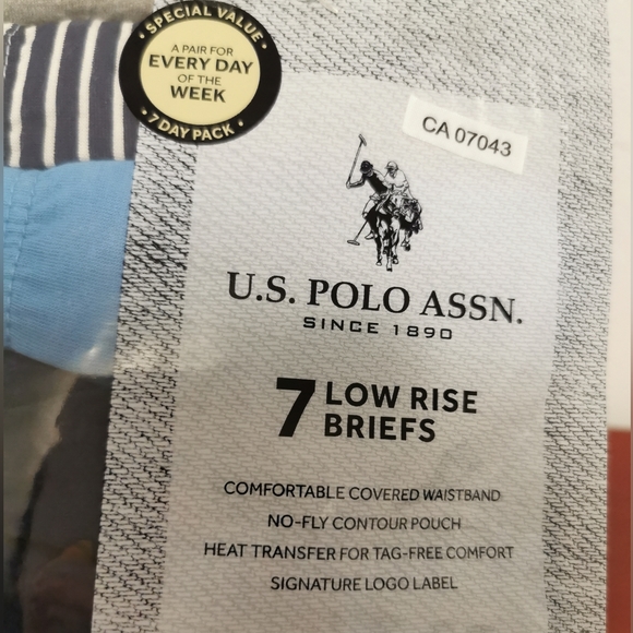 U.S.POLO ASSN. men's 7 briefs - Picture 2 of 4